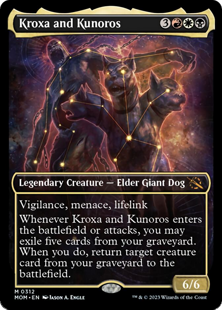 Kroxa and Kunoros (Showcase Planar Booster Fun) [March of the Machine] MTG Single Magic: The Gathering    | Red Claw Gaming