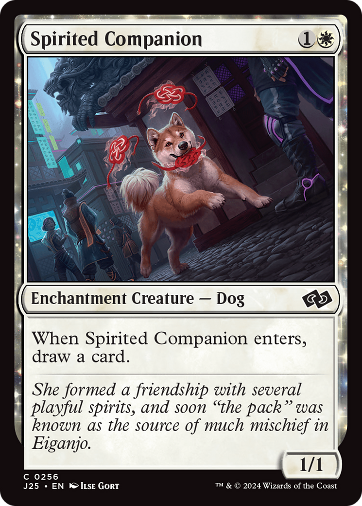 Spirited Companion [Foundations Jumpstart] MTG Single Magic: The Gathering | Red Claw Gaming