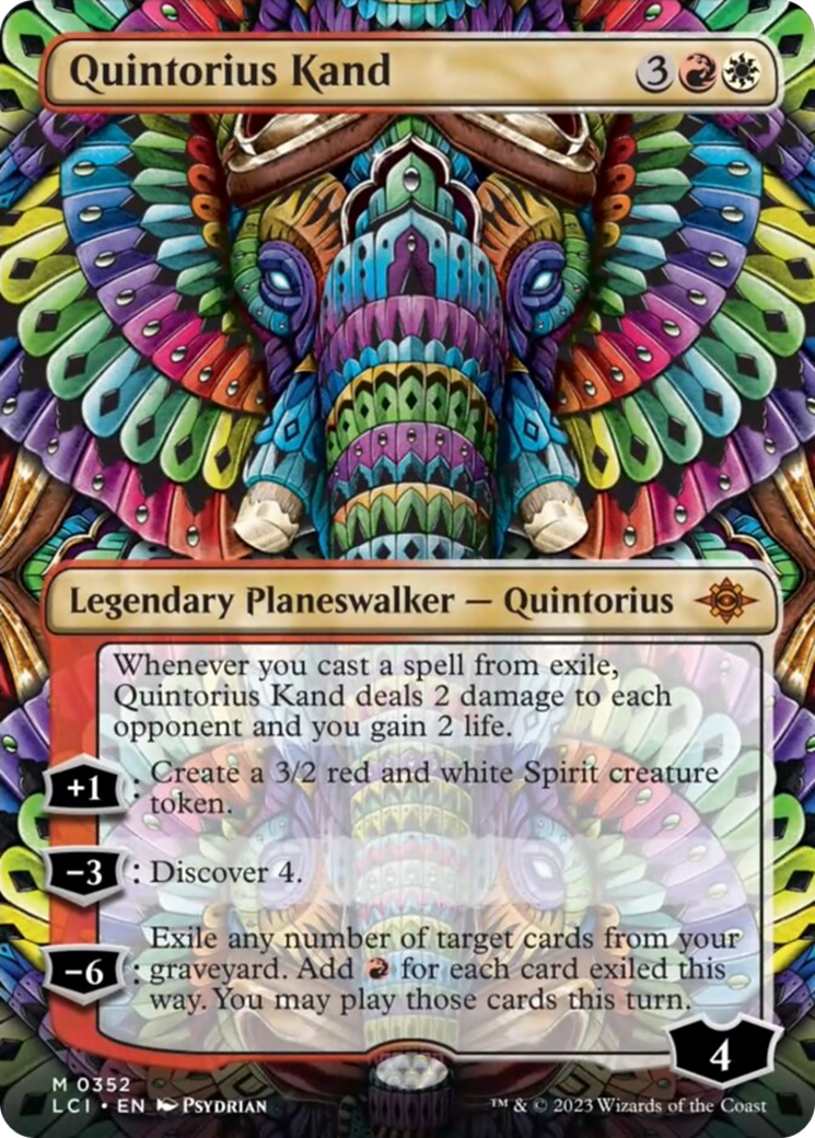 Quintorius Kand (0352) (Borderless) [The Lost Caverns of Ixalan] MTG Single Magic: The Gathering    | Red Claw Gaming