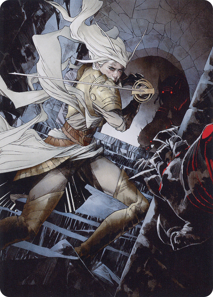 Thalia, Guardian of Thraben Art Card [March of the Machine Art Series] MTG Single Magic: The Gathering | Red Claw Gaming