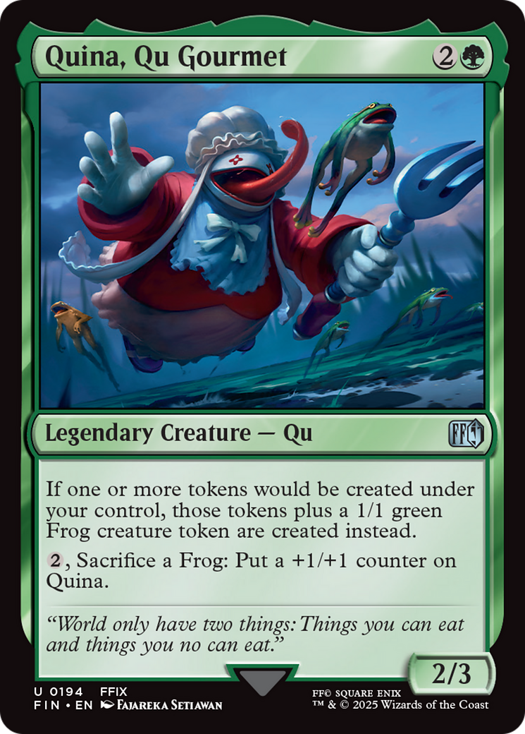Quina, Qu Gourmet [FINAL FANTASY] MTG Single Magic: The Gathering | Red Claw Gaming