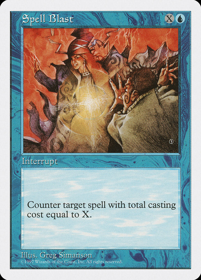 Spell Blast [Fifth Edition] MTG Single Magic: The Gathering | Red Claw Gaming
