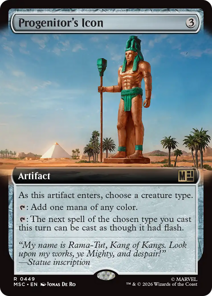 Progenitor's Icon (Extended Art) [Marvel Super Heroes Commander] | Red Claw Gaming