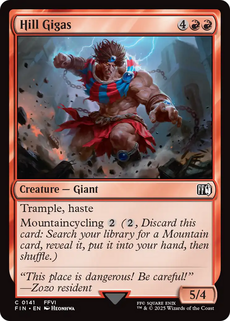 Hill Gigas [FINAL FANTASY] MTG Single Magic: The Gathering | Red Claw Gaming