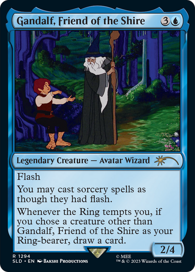 Gandalf, Friend of the Shire [Secret Lair Drop Series] MTG Single Magic: The Gathering | Red Claw Gaming