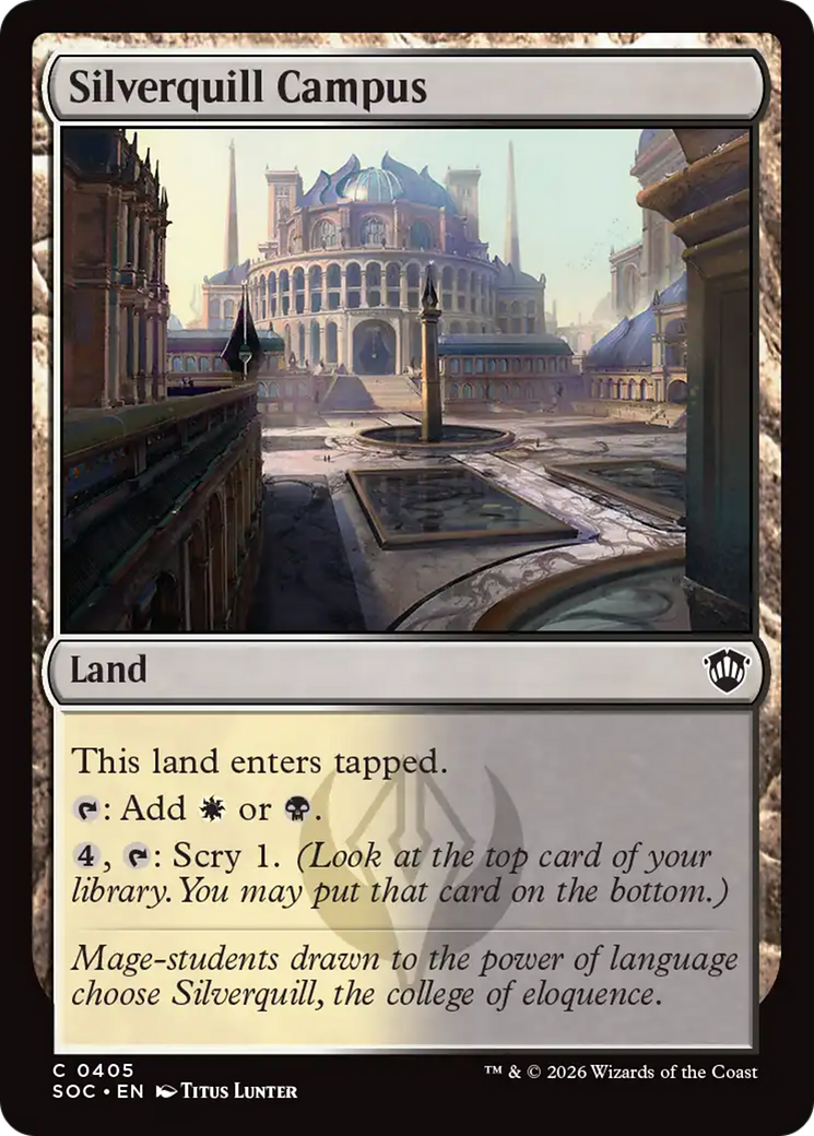 Silverquill Campus [Secrets of Strixhaven Commander] MTG Single Magic: The Gathering | Red Claw Gaming