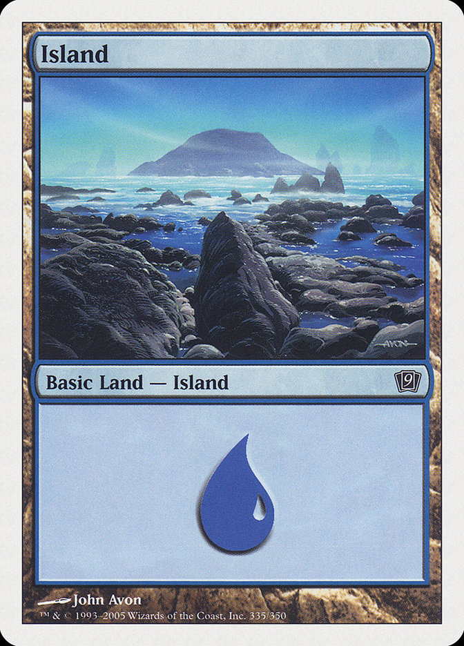 Island (335) [Ninth Edition] MTG Single Magic: The Gathering | Red Claw Gaming