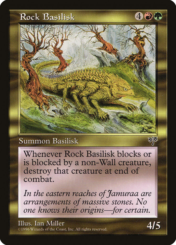 Rock Basilisk [Mirage] MTG Single Magic: The Gathering | Red Claw Gaming