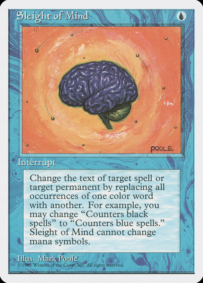 Sleight of Mind [Fourth Edition] MTG Single Magic: The Gathering | Red Claw Gaming