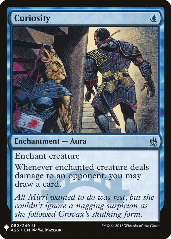 Curiosity [Mystery Booster] MTG Single Magic: The Gathering | Red Claw Gaming