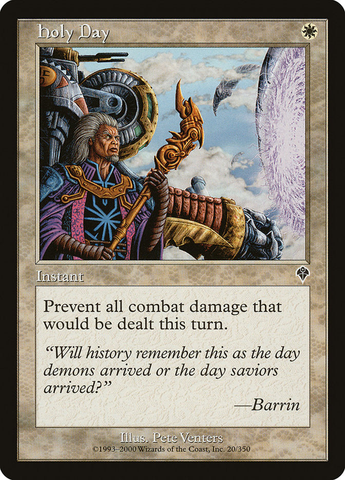 Holy Day [Invasion] MTG Single Magic: The Gathering | Red Claw Gaming