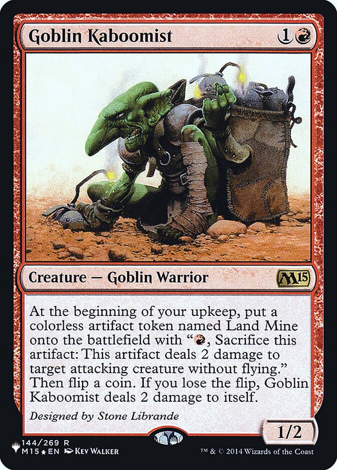 Goblin Kaboomist [Secret Lair: Heads I Win, Tails You Lose] MTG Single Magic: The Gathering | Red Claw Gaming