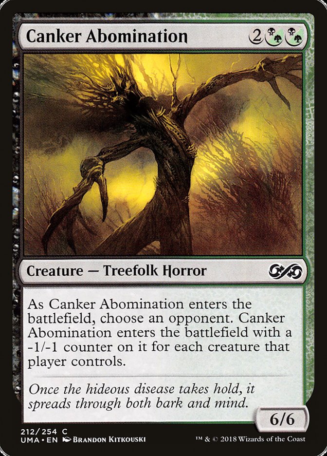 Canker Abomination [Ultimate Masters] MTG Single Magic: The Gathering | Red Claw Gaming