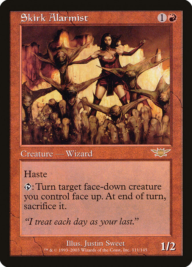 Skirk Alarmist [Legions] MTG Single Magic: The Gathering | Red Claw Gaming