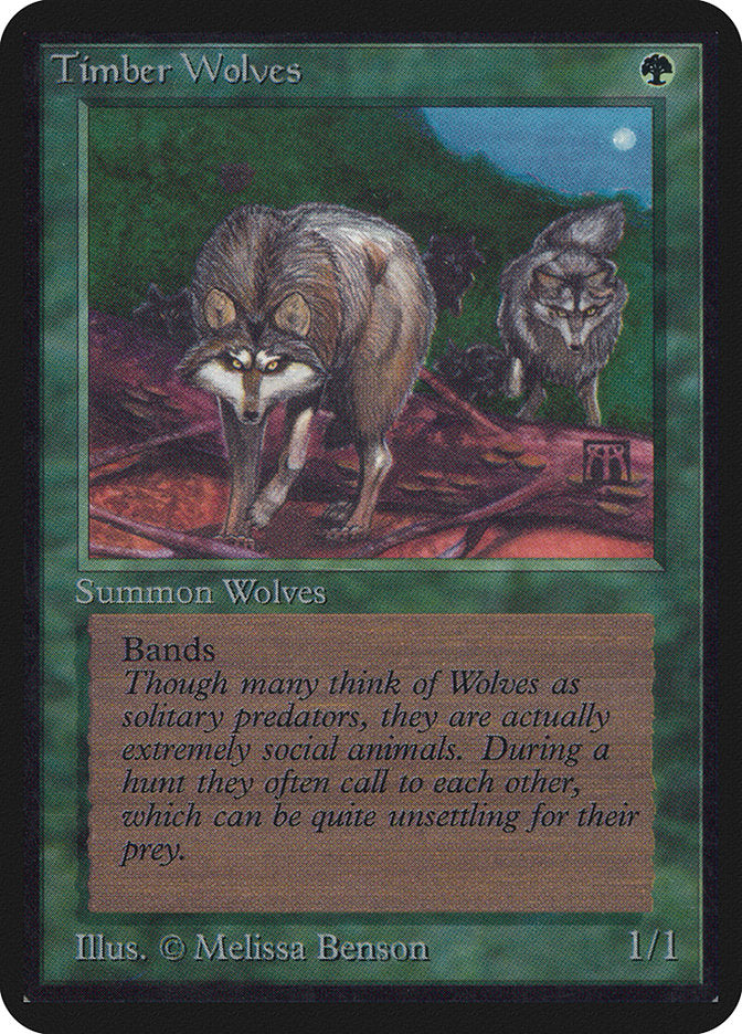Timber Wolves [Alpha Edition] MTG Single Magic: The Gathering | Red Claw Gaming