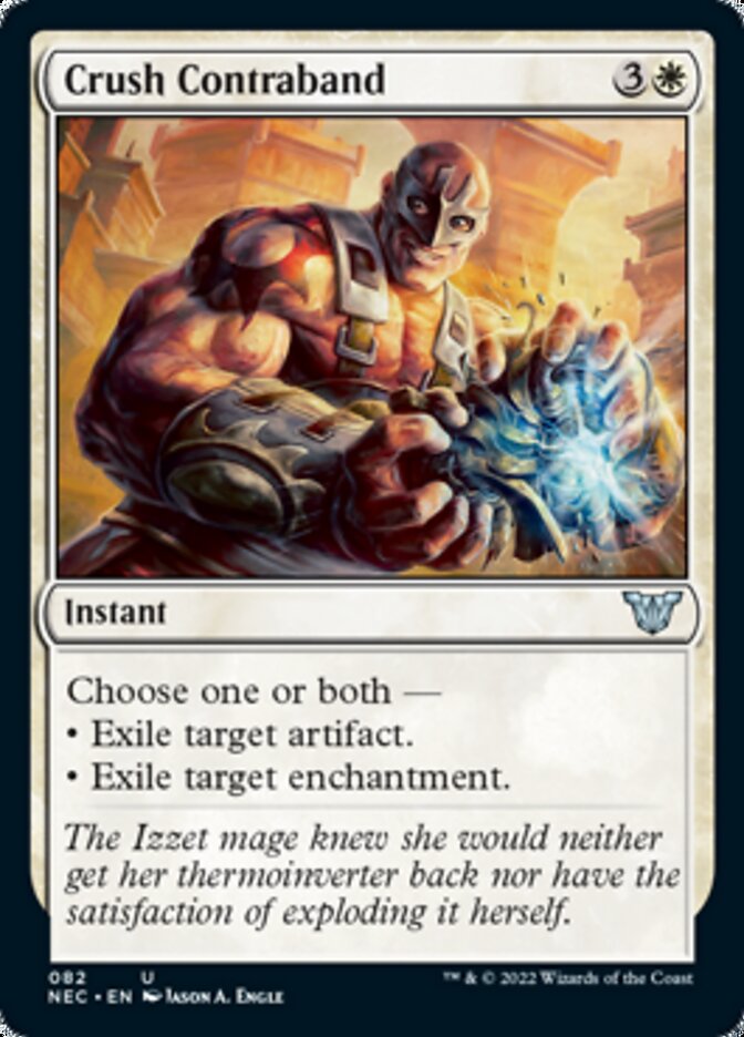 Crush Contraband [Kamigawa: Neon Dynasty Commander] MTG Single Magic: The Gathering | Red Claw Gaming