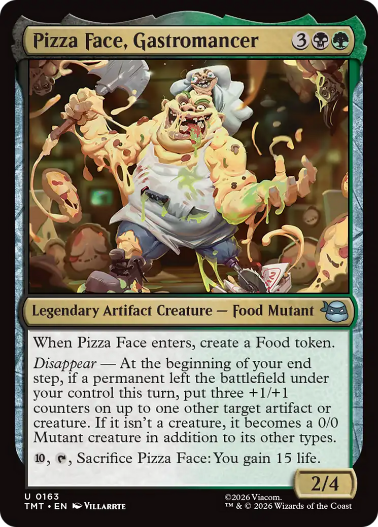 Pizza Face, Gastromancer [Teenage Mutant Ninja Turtles] MTG Single Magic: The Gathering | Red Claw Gaming