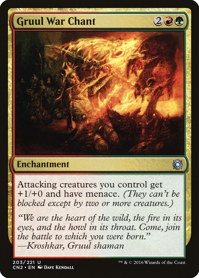 Gruul War Chant [Conspiracy: Take the Crown] MTG Single Magic: The Gathering | Red Claw Gaming