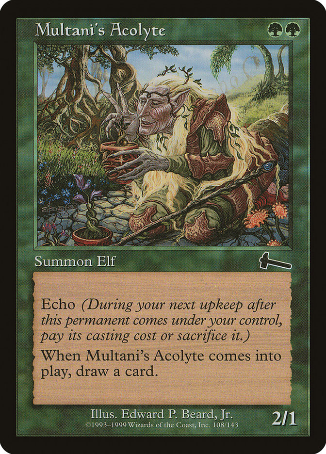 Multani's Acolyte [Urza's Legacy] MTG Single Magic: The Gathering | Red Claw Gaming