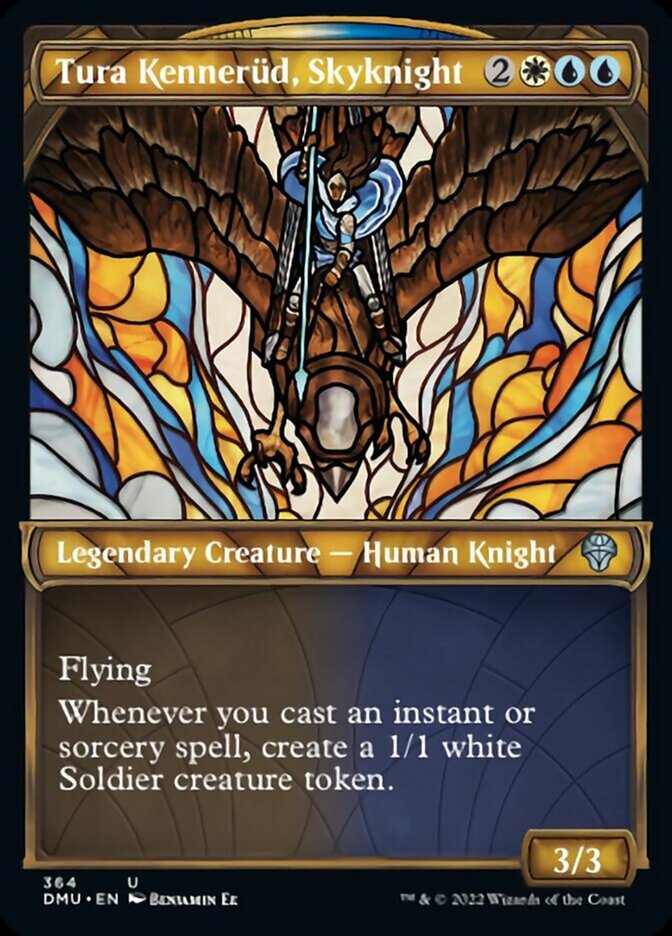 Tura Kennerud, Skyknight (Showcase Textured) [Dominaria United] MTG Single Magic: The Gathering | Red Claw Gaming