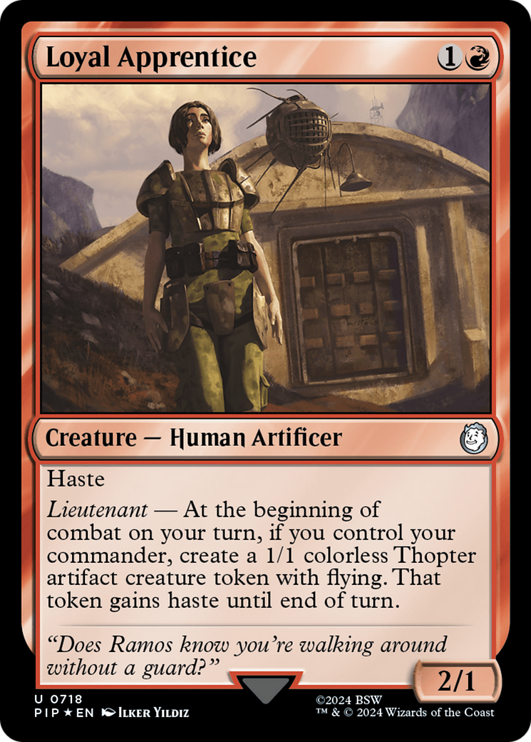Loyal Apprentice (Surge Foil) [Fallout] MTG Single Magic: The Gathering | Red Claw Gaming