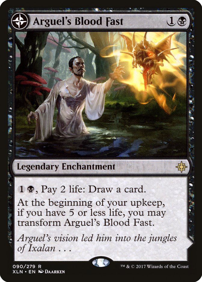 Arguel's Blood Fast // Temple of Aclazotz [Ixalan] MTG Single Magic: The Gathering | Red Claw Gaming