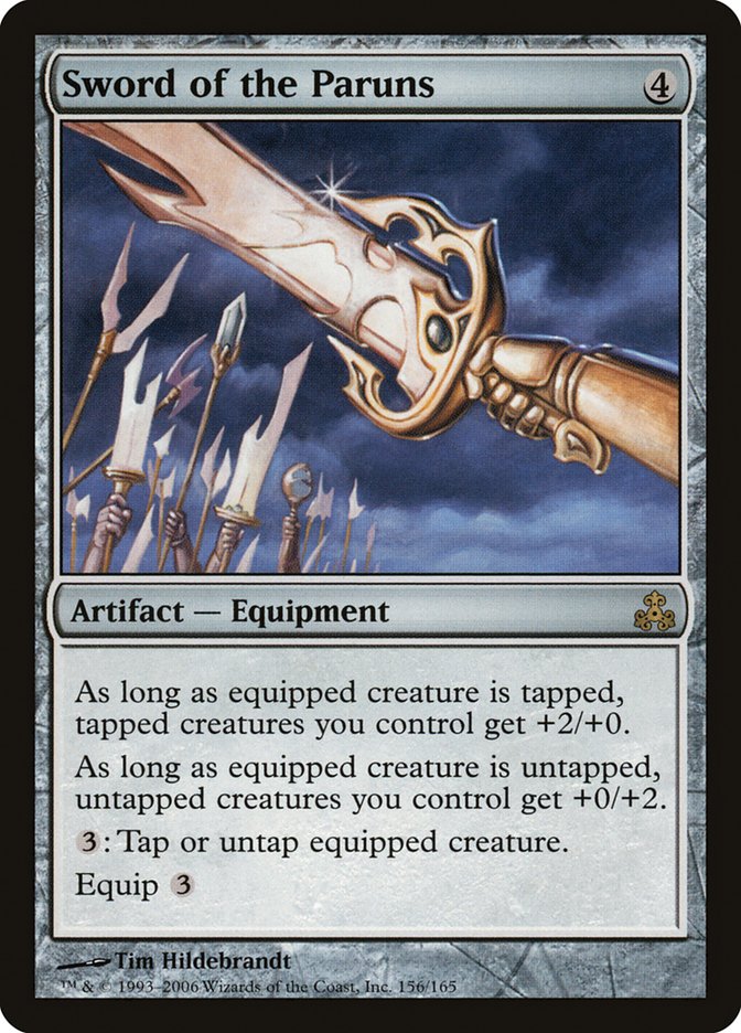 Sword of the Paruns [Guildpact] MTG Single Magic: The Gathering | Red Claw Gaming