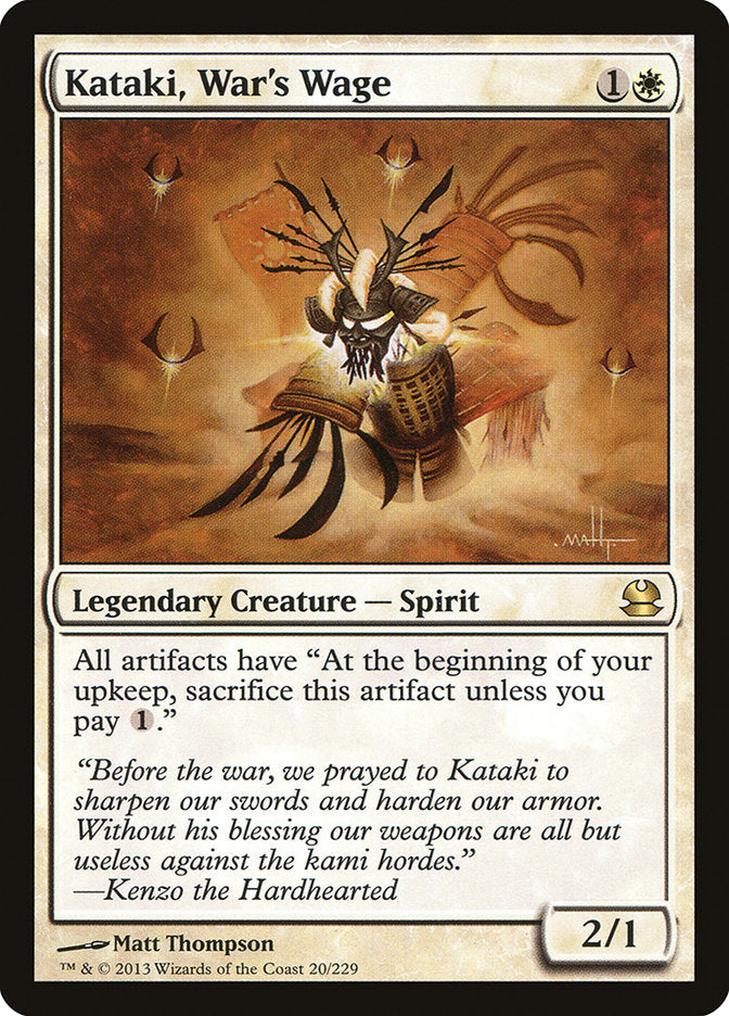 Kataki, War's Wage [Modern Masters] MTG Single Magic: The Gathering | Red Claw Gaming