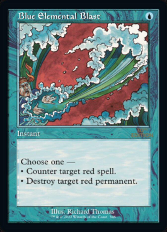 Blue Elemental Blast (Retro) [30th Anniversary Edition] MTG Single Magic: The Gathering | Red Claw Gaming