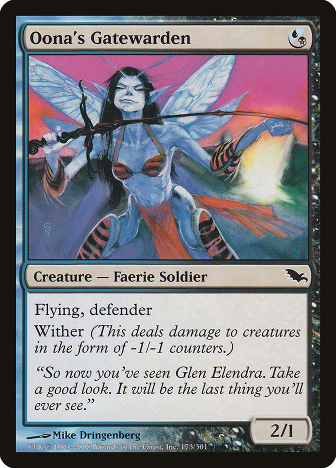 Oona's Gatewarden [Shadowmoor] MTG Single Magic: The Gathering | Red Claw Gaming