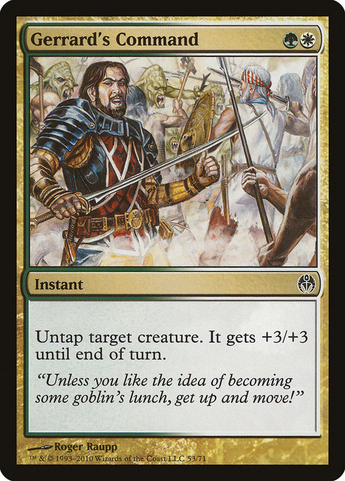 Gerrard's Command [Duel Decks: Phyrexia vs. the Coalition] MTG Single Magic: The Gathering | Red Claw Gaming