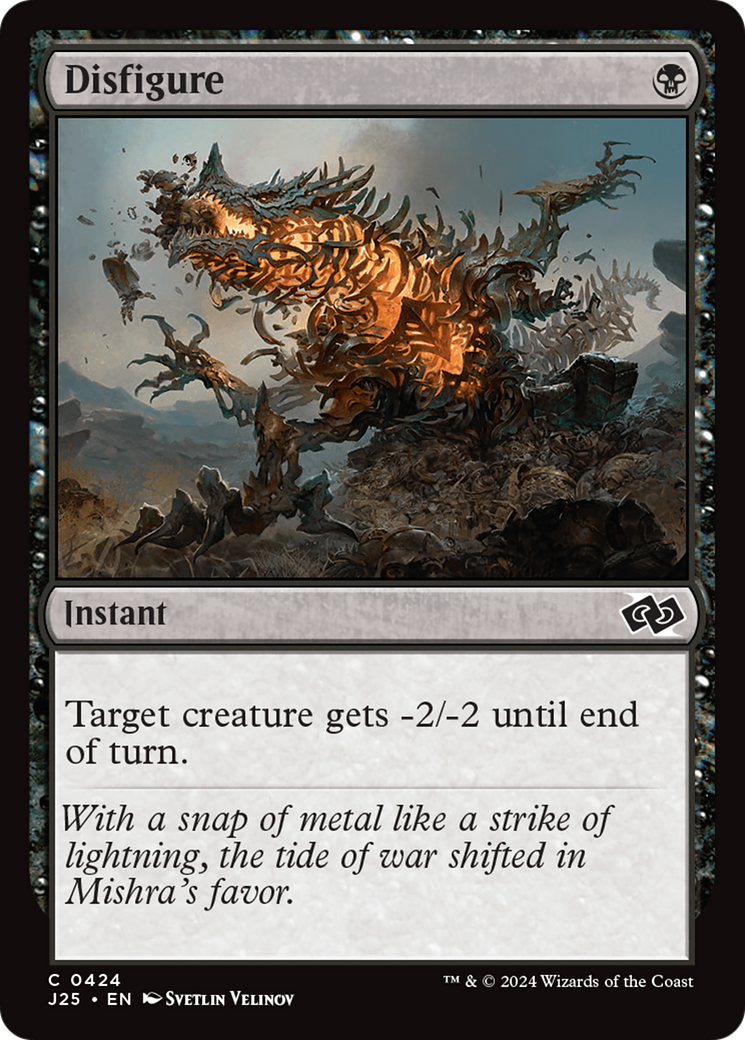 Disfigure [Foundations Jumpstart] MTG Single Magic: The Gathering | Red Claw Gaming