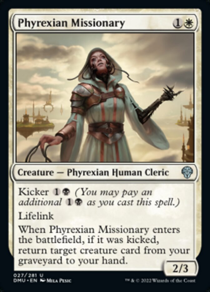 Phyrexian Missionary [Dominaria United] MTG Single Magic: The Gathering | Red Claw Gaming