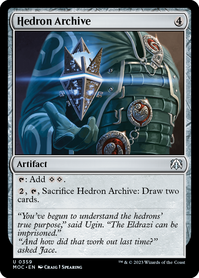 Hedron Archive [March of the Machine Commander] MTG Single Magic: The Gathering | Red Claw Gaming