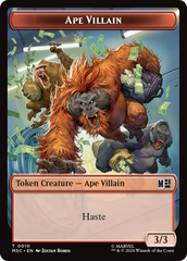 Copy (001) // Ape Villain (010) Double-Sided Token [Marvel Super Heroes Commander Tokens] | Red Claw Gaming