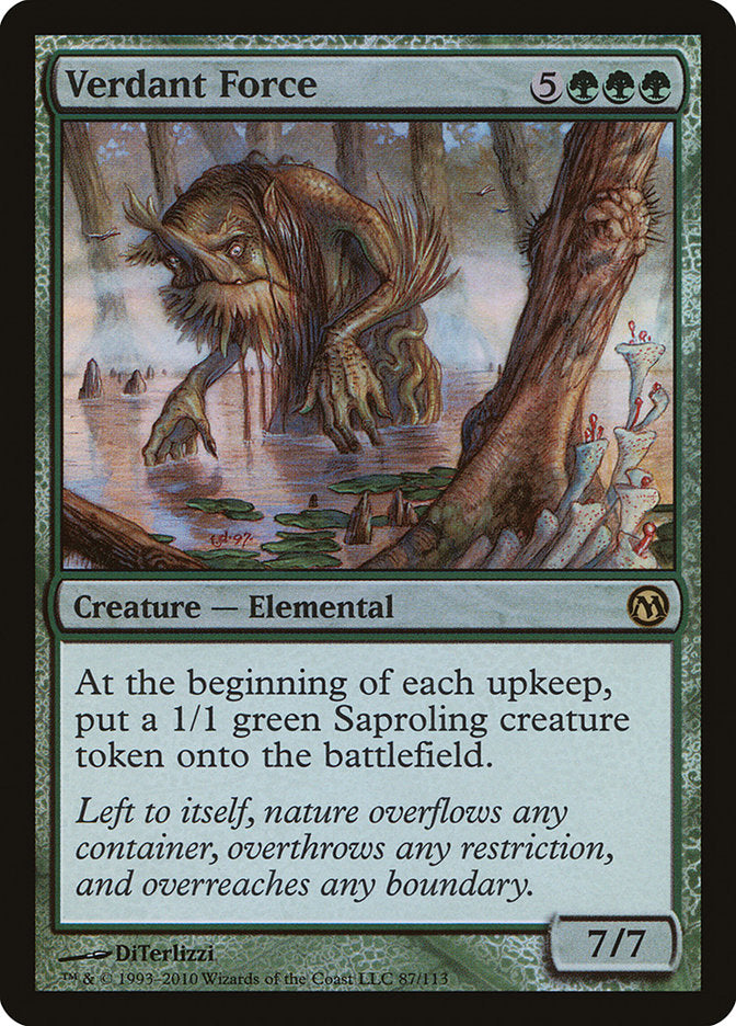 Verdant Force [Duels of the Planeswalkers] MTG Single Magic: The Gathering | Red Claw Gaming