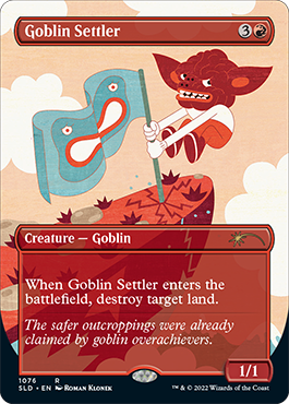 Goblin Settler (Borderless) [Secret Lair Drop Series] MTG Single Magic: The Gathering | Red Claw Gaming