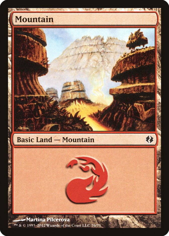 Mountain (76) [Duel Decks: Venser vs. Koth] MTG Single Magic: The Gathering | Red Claw Gaming