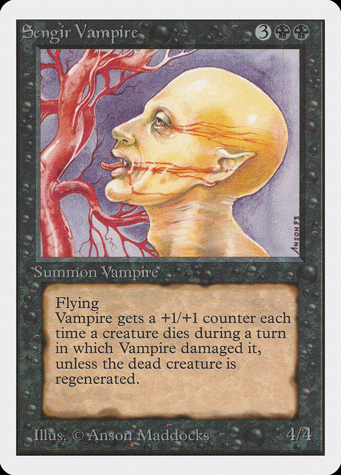 Sengir Vampire [Unlimited Edition] MTG Single Magic: The Gathering | Red Claw Gaming