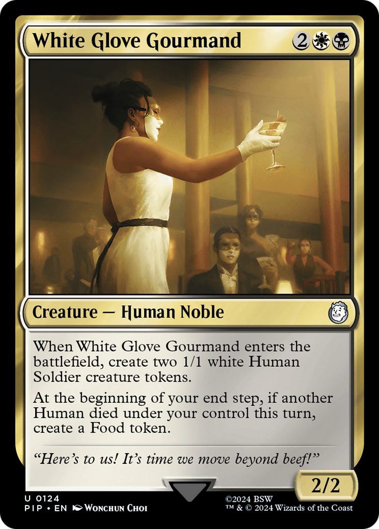 White Glove Gourmand [Fallout] MTG Single Magic: The Gathering | Red Claw Gaming