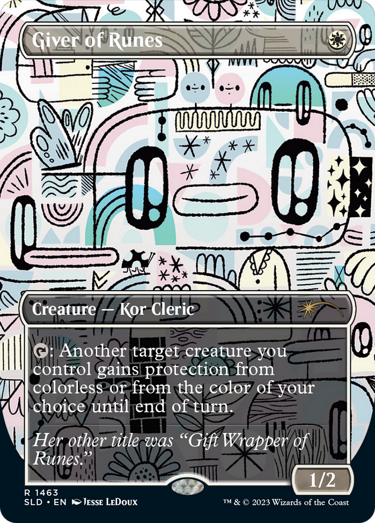 Giver of Runes (Rainbow Foil) [Secret Lair Drop Series] MTG Single Magic: The Gathering | Red Claw Gaming