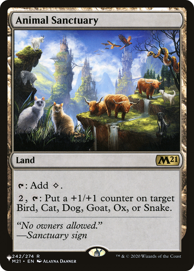 Animal Sanctuary [The List] MTG Single Magic: The Gathering | Red Claw Gaming