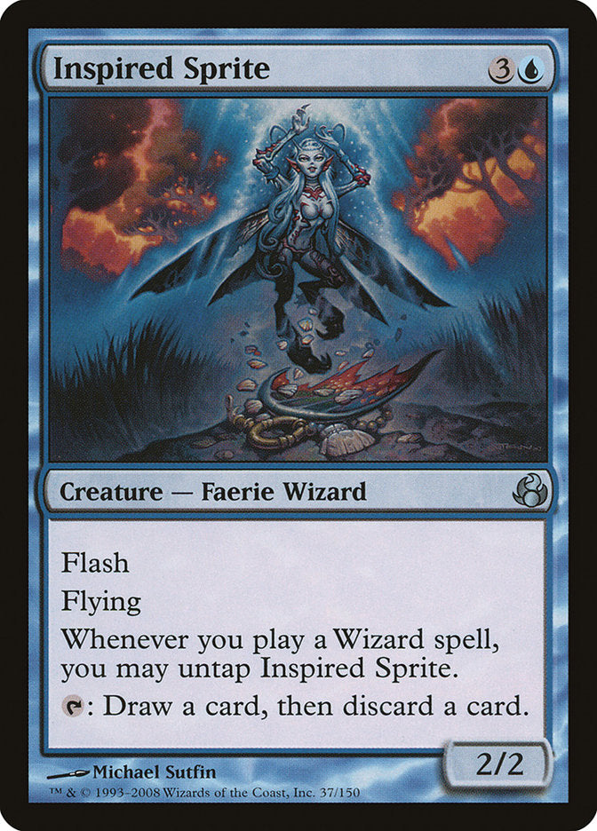 Inspired Sprite [Morningtide] MTG Single Magic: The Gathering | Red Claw Gaming
