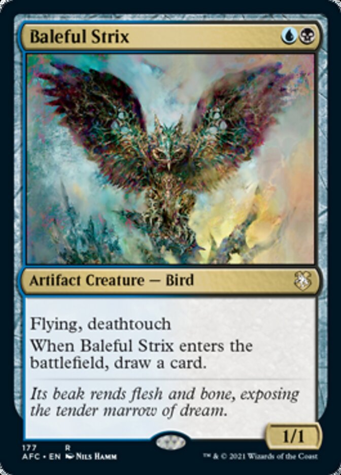Baleful Strix [Dungeons & Dragons: Adventures in the Forgotten Realms Commander] MTG Single Magic: The Gathering | Red Claw Gaming