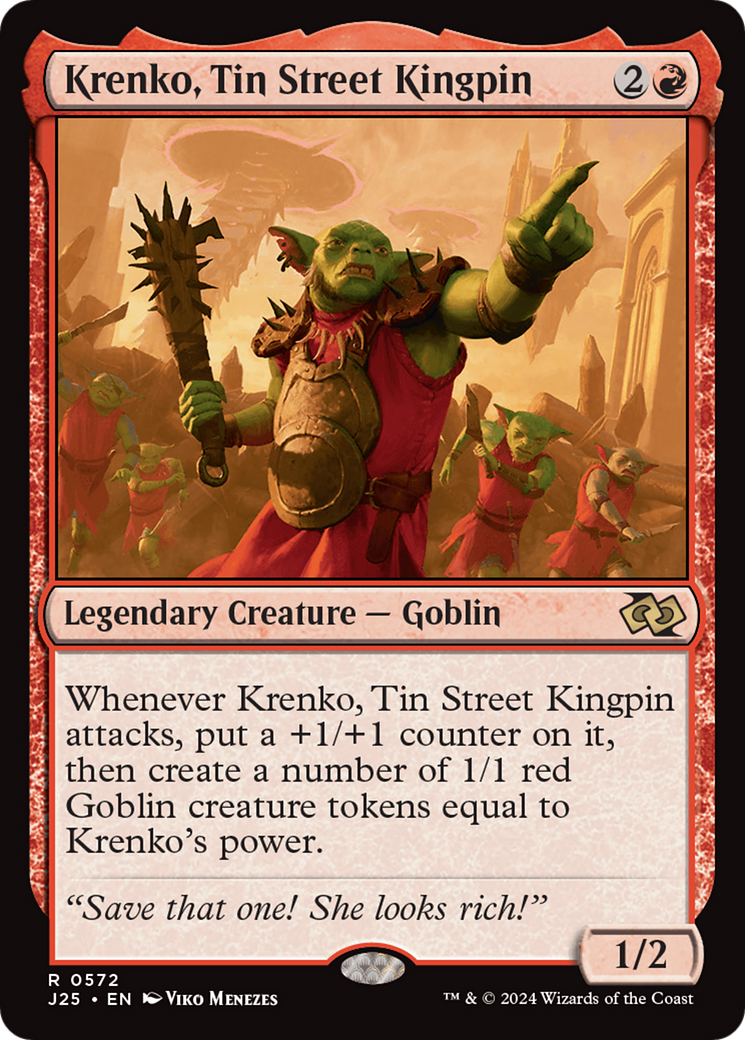 Krenko, Tin Street Kingpin [Foundations Jumpstart] MTG Single Magic: The Gathering | Red Claw Gaming