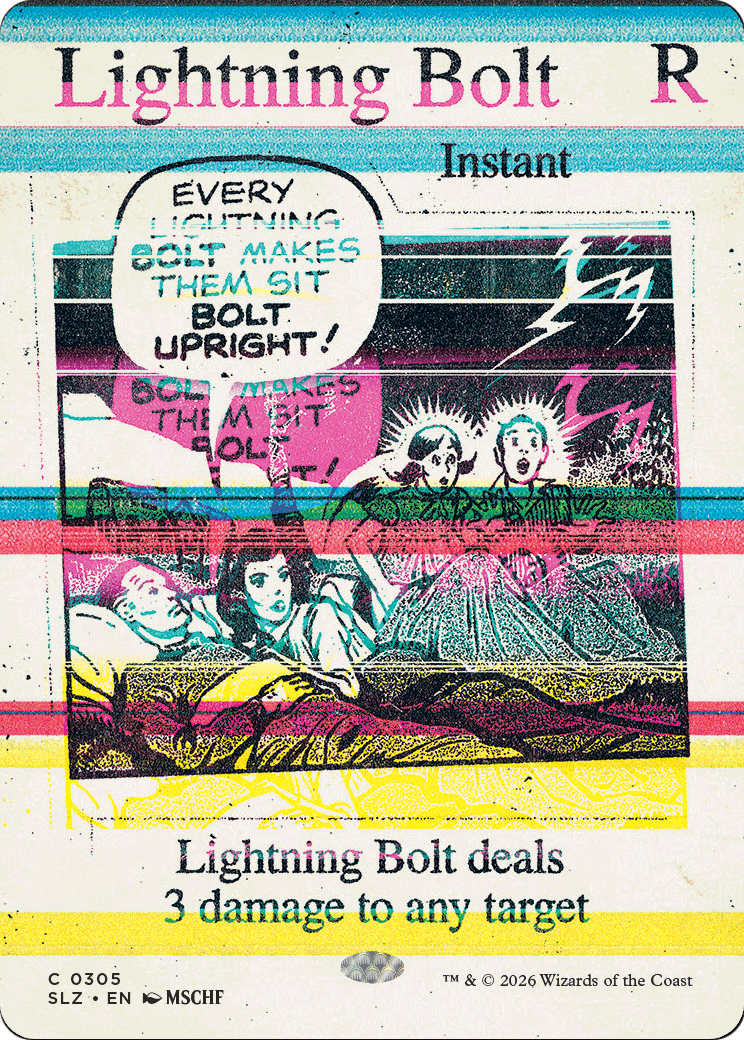 Lightning Bolt (0305) [Secret Lair x MSCHF: The Zeta Set] | Red Claw Gaming
