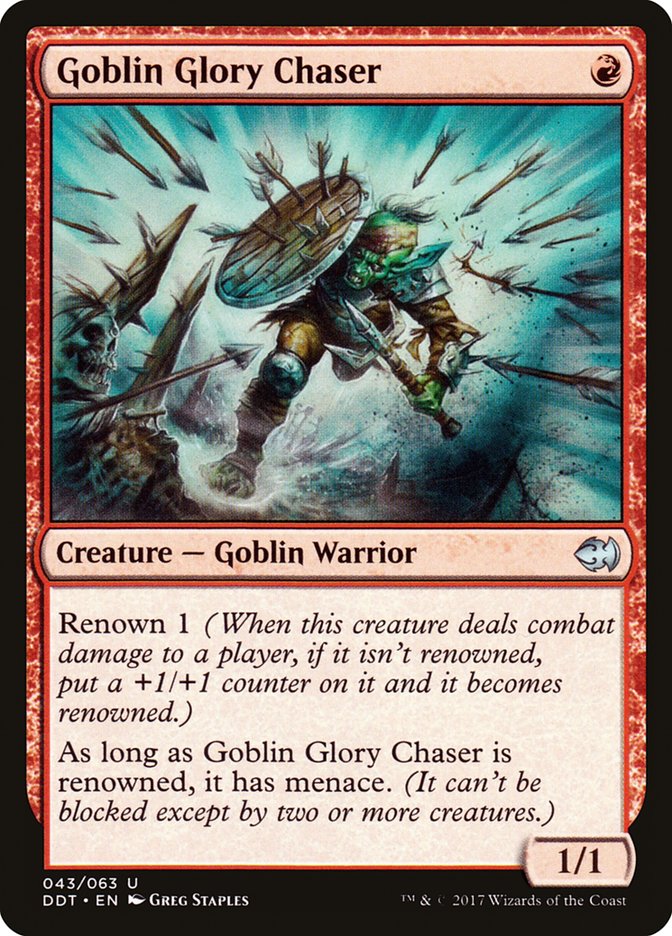 Goblin Glory Chaser [Duel Decks: Merfolk vs. Goblins] MTG Single Magic: The Gathering | Red Claw Gaming