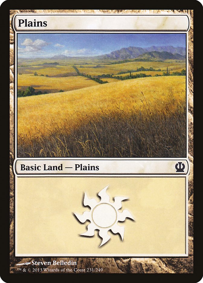 Plains (231) [Theros] MTG Single Magic: The Gathering | Red Claw Gaming