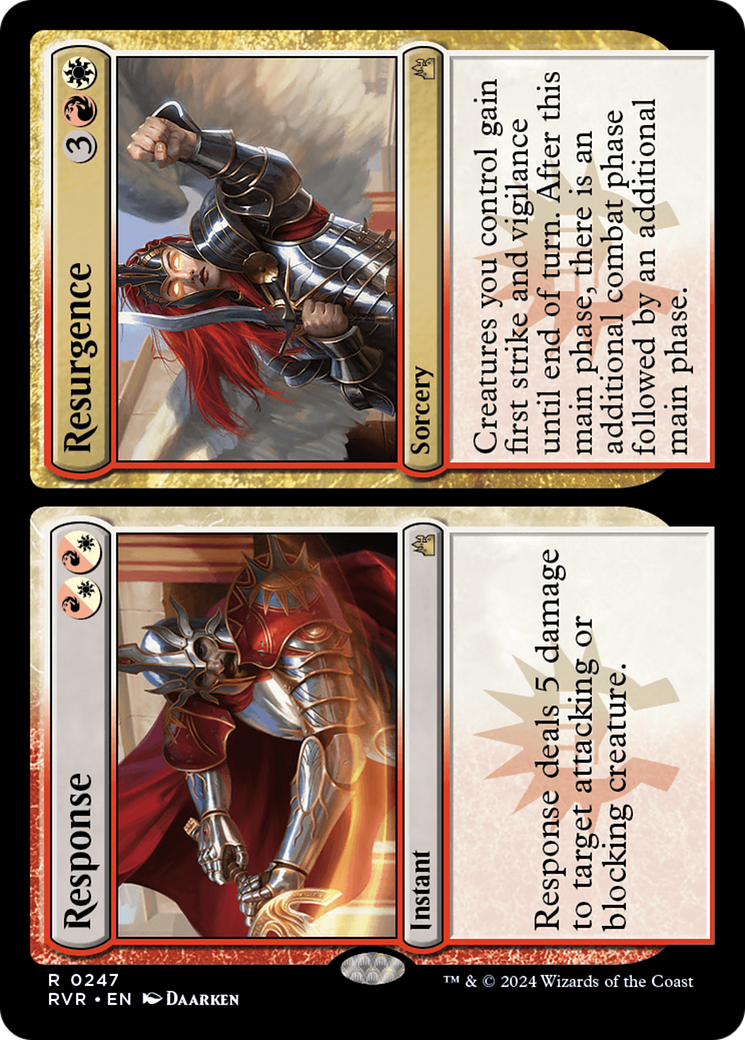 Response // Resurgence [Ravnica Remastered] MTG Single Magic: The Gathering | Red Claw Gaming