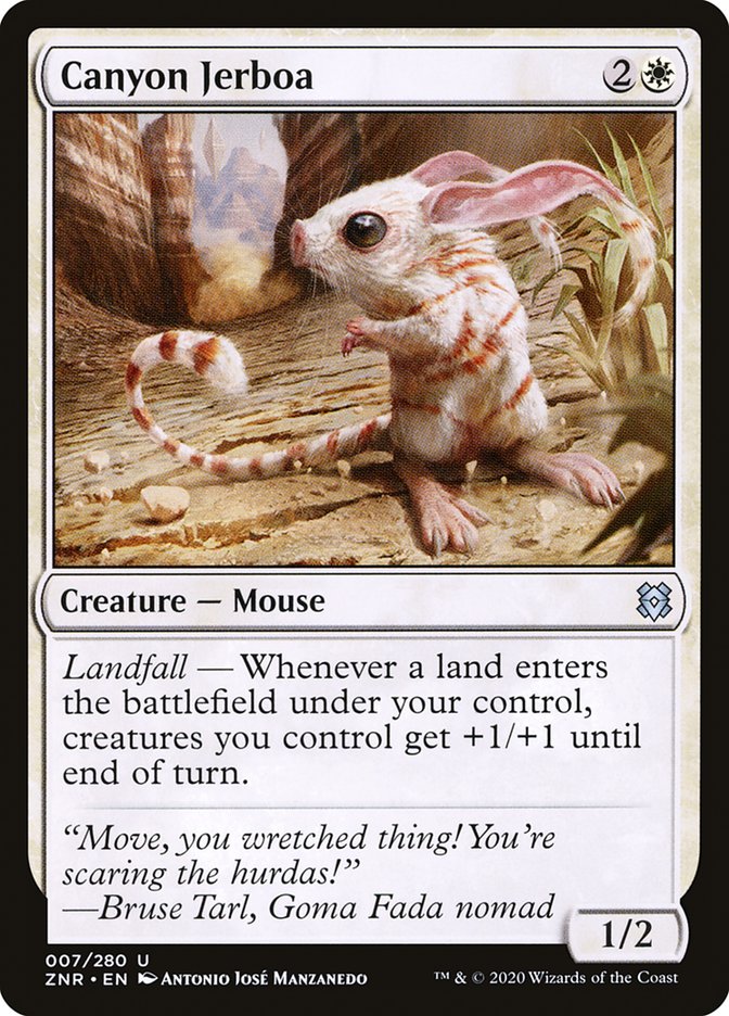 Canyon Jerboa [Zendikar Rising] MTG Single Magic: The Gathering | Red Claw Gaming